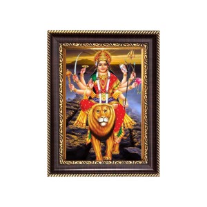 Mas Durga Digital Print Photo 8.7x10.7 inches - Vibrant Religious Wall Art for Home or Office Decor. Mas Durga Digital Print Photo 8.7x10.7 inches - Vibrant Religious Wall Art for Home or Office Decor.
