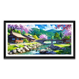 Nature Landscape Floating Frame Scenery Digital Print - (I5848) - 12x24 inch Modern Nature Wall Art for Living Room, Bedroom, Office, Hotels, Drawing Room Nature Landscape Floating Frame Scenery Digital Print - (I5848) - 12x24 inch Modern Nature Wall Art for Living Room, Bedroom, Office, Hotels, Drawing Room