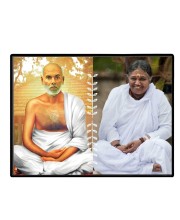 Ramana Maharshi Laminated Photo - 9x11 Inches, Divine Blessings For Home & Office And Temple Decoration (F16158)