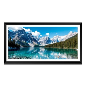 Nature Landscape Floating Frame Scenery Digital Print - (I5547) - 24x48 inch Modern Nature Wall Art for Living Room, Bedroom, Office, Hotels, Drawing Room Nature Landscape Floating Frame Scenery Digital Print - (I5547) - 24x48 inch Modern Nature Wall Art for Living Room, Bedroom, Office, Hotels, Drawing Room