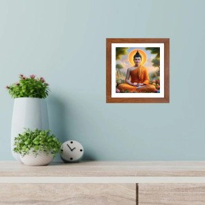 Serene Gautam Buddha Colored Photo |Ideal for Home, Office, or Meditation Space |Inspiring Wall Art and Gift for Devotees