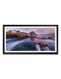 Nature Landscape Floating Frame Scenery Digital Print - (I5540) - 24x48 inch Modern Nature Wall Art for Living Room, Bedroom, Office, Hotels, Drawing Room