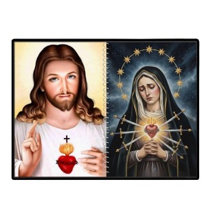 Jesus Christ-Our Lady Of Sorrows Laminated Photo - 7x9 Inches, Divine Blessings For Home & Office And Temple Decoration (F16337) Jesus Christ-Our Lady Of Sorrows Laminated Photo - 7x9 Inches, Divine Blessings For Home & Office And Temple Decoration (F16337)