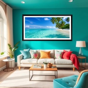 Nature Landscape Floating Frame Scenery Digital Print - (I5911) - 12x24 inch Modern Nature Wall Art for Living Room, Bedroom, Office, Hotels, Drawing Room Nature Landscape Floating Frame Scenery Digital Print - (I5911) - 12x24 inch Modern Nature Wall Art for Living Room, Bedroom, Office, Hotels, Drawing Room