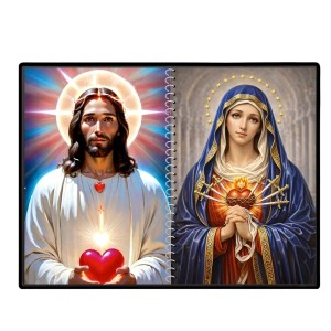 Jesus Christ-Our Lady Of Sorrows Laminated Photo - 7x9 Inches, Divine Blessings For Home & Office And Temple Decoration (F16347) Jesus Christ-Our Lady Of Sorrows Laminated Photo - 7x9 Inches, Divine Blessings For Home & Office And Temple Decoration (F16347)