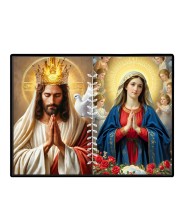 Jesus Christ-Immaculate Conception Laminated Photo - 7x9 Inches, Divine Blessings For Home & Office And Temple Decoration (F16271)