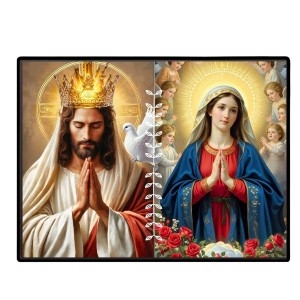 Jesus Christ - Immaculate Conception Laminated Photo - 9x11 Inches, Divine Blessings For Home & Office And Temple Decoration (F16271) Jesus Christ - Immaculate Conception Laminated Photo - 9x11 Inches, Divine Blessings For Home & Office And Temple Decoration (F16271)