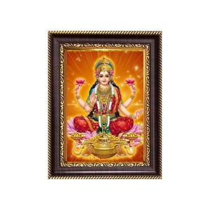 Maa Lakshmi Digital Print Photo 10.7x12.7 inches - Vibrant Religious Wall Art for Home or Office Decor. Maa Lakshmi Digital Print Photo 10.7x12.7 inches - Vibrant Religious Wall Art for Home or Office Decor.