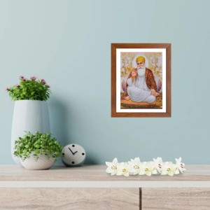 Guru Nanak Dev Ji Colored Photo | Divine Sikh Wall Art| Perfect for Home or OfficeDecoration | Devotional art