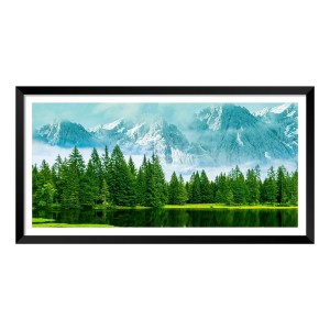 Nature Landscape Floating Frame Scenery Digital Print - (I5908) - 24x48 inch Modern Nature Wall Art for Living Room, Bedroom, Office, Hotels, Drawing Room Nature Landscape Floating Frame Scenery Digital Print - (I5908) - 24x48 inch Modern Nature Wall Art for Living Room, Bedroom, Office, Hotels, Drawing Room