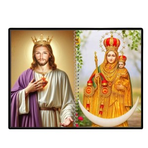 Jesus Christ-Our Lady Of Good Health Laminated Photo - 7x9 Inches, Divine Blessings For Home & Office And Temple Decoration (F16358) Jesus Christ-Our Lady Of Good Health Laminated Photo - 7x9 Inches, Divine Blessings For Home & Office And Temple Decoration (F16358)