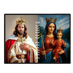 Jesus Lady Of Velankanni Laminated Photo - 9x11 Inches, Divine Blessings For Home & Office And Temple Decoration (F16201) Jesus Lady Of Velankanni Laminated Photo - 9x11 Inches, Divine Blessings For Home & Office And Temple Decoration (F16201)