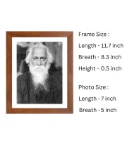 Kabiguru Rabindranath Tagore Black Photo |Classic Wall Art | for Home or OfficeDecoration