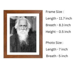 Kabiguru Rabindranath Tagore Black Photo |Classic Wall Art | for Home or OfficeDecoration Kabiguru Rabindranath Tagore Black Photo |Classic Wall Art | for Home or OfficeDecoration