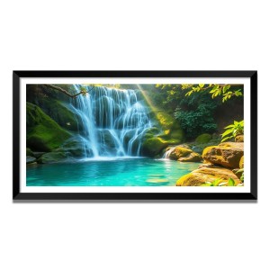 Nature Landscape Floating Frame Scenery Digital Print - (I5787) - 12x24 inch Modern Nature Wall Art for Living Room, Bedroom, Office, Hotels, Drawing Room Nature Landscape Floating Frame Scenery Digital Print - (I5787) - 12x24 inch Modern Nature Wall Art for Living Room, Bedroom, Office, Hotels, Drawing Room