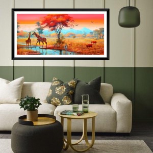 Nature Landscape Floating Frame Scenery Digital Print - (I5623) - 18x36 inch Modern Nature Wall Art for Living Room, Bedroom, Office, Hotels, Drawing Room Nature Landscape Floating Frame Scenery Digital Print - (I5623) - 18x36 inch Modern Nature Wall Art for Living Room, Bedroom, Office, Hotels, Drawing Room