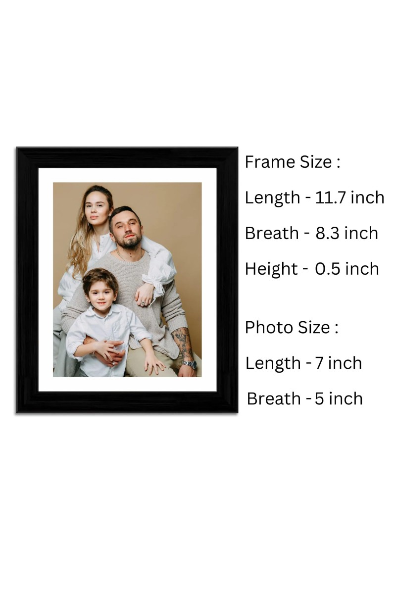 Colored Family Photo of Father, Mother, and Son |Family Portrait Wall Art| Perfect for Home Decor & Family Keepsake
