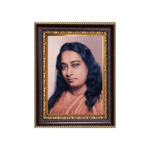 Sri Paramahansa Yogananda Digital Print Photo 6.7x8.7 inches - Vibrant Religious Wall Art for Home, Office and Temple Decor.