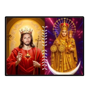 Jesus Lady Of Velankanni Laminated Photo - 9x11 Inches, Divine Blessings For Home & Office And Temple Decoration (F16204) Jesus Lady Of Velankanni Laminated Photo - 9x11 Inches, Divine Blessings For Home & Office And Temple Decoration (F16204)