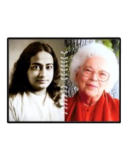 Paramahansa Yogananda Sri Daya Mata Laminated Photo - 9x11 Inches, Divine Blessings For Home & Office And Temple Decoration (F16170)