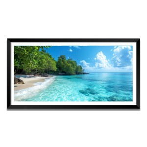 Nature Landscape Floating Frame Scenery Digital Print - (I5826) - 24x48 inch Modern Nature Wall Art for Living Room, Bedroom, Office, Hotels, Drawing Room Nature Landscape Floating Frame Scenery Digital Print - (I5826) - 24x48 inch Modern Nature Wall Art for Living Room, Bedroom, Office, Hotels, Drawing Room