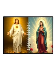 Jesus Christ-Immaculate Conception Laminated Photo - 7x9 Inches, Divine Blessings For Home & Office And Temple Decoration (F16274)