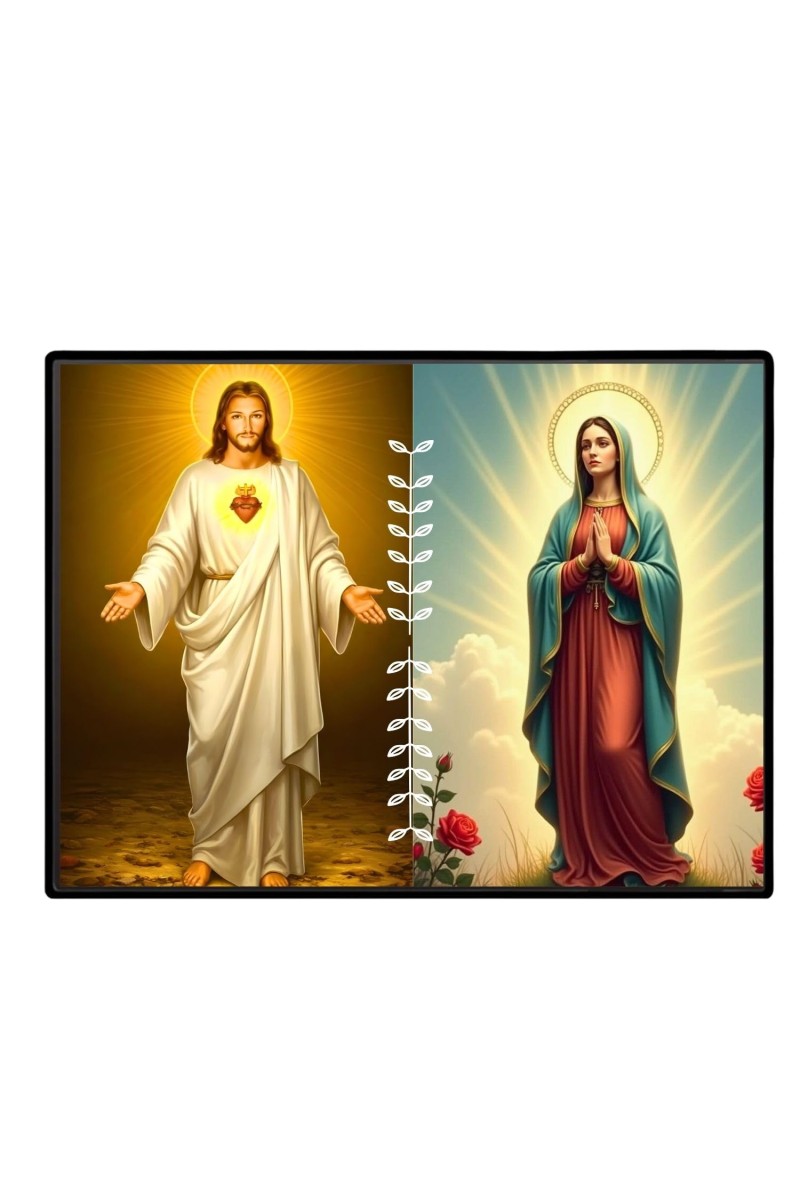 Jesus Christ-Immaculate Conception Laminated Photo - 7x9 Inches, Divine Blessings For Home & Office And Temple Decoration (F16274)