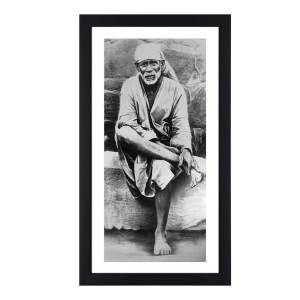 Shirdi Sai Baba Black Photo Frame | Elegant Wall Art | for Home or OfficeDecoration or puja room | Devotional wall art | Divine wall art Shirdi Sai Baba Black Photo Frame | Elegant Wall Art | for Home or OfficeDecoration or puja room | Devotional wall art | Divine wall art