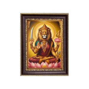 Sri Maa Pratyangira Devi Digital Print Photo 6.7x8.7 inches - Vibrant Religious Wall Art for Home, Office and Temple Decor. Sri Maa Pratyangira Devi Digital Print Photo 6.7x8.7 inches - Vibrant Religious Wall Art for Home, Office and Temple Decor.