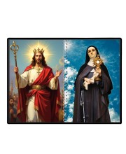 Immaculate Heart Of Mary Laminated Photo - 9x11 Inches, Divine Blessings For Home & Office And Temple Decoration (F16446)
