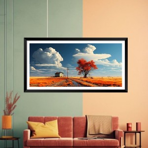 Nature Landscape Floating Frame Scenery Digital Print - (I5546) - 18x36 inch Modern Nature Wall Art for Living Room, Bedroom, Office, Hotels, Drawing Room Nature Landscape Floating Frame Scenery Digital Print - (I5546) - 18x36 inch Modern Nature Wall Art for Living Room, Bedroom, Office, Hotels, Drawing Room