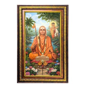 Adhi Shankarcharya Digital Golden Balck Color Photo Frame | Hindu Religious Wall Decor | 10x16 Inches - Inspirational Wall Art For Office, Home Decor - Ideal Spiritual Gift (F16938) Adhi Shankarcharya Digital Golden Balck Color Photo Frame | Hindu Religious Wall Decor | 10x16 Inches - Inspirational Wall Art For Office, Home Decor - Ideal Spiritual Gift (F16938)
