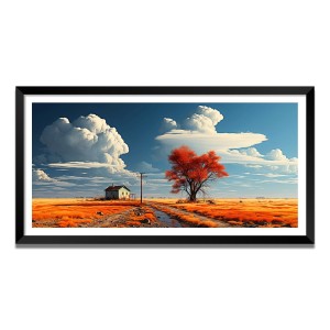Nature Landscape Floating Frame Scenery Digital Print - (I5546) - 18x36 inch Modern Nature Wall Art for Living Room, Bedroom, Office, Hotels, Drawing Room Nature Landscape Floating Frame Scenery Digital Print - (I5546) - 18x36 inch Modern Nature Wall Art for Living Room, Bedroom, Office, Hotels, Drawing Room
