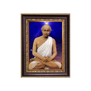 Lahiri Mahasaya Digital Print Photo 8.7x10.7 inches - Vibrant Religious Wall Art for Home or Office Decor.