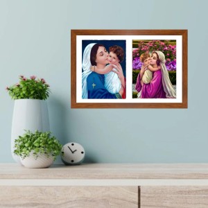 Mother Mary and Baby Jesus two Colored Photograph | Divine Wall Art | Perfect for Home Decoration Mother Mary and Baby Jesus two Colored Photograph | Divine Wall Art | Perfect for Home Decoration