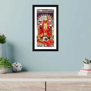 Sri Sri Maa Bhabatarini Colored Photo Frame |Divine Wall Art | Ideal for Home or Puja RoomDecoration | Dakhineswar Temple