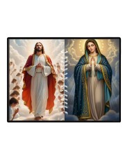 Jesus Christ-Immaculate Conception Laminated Photo - 7x9 Inches, Divine Blessings For Home & Office And Temple Decoration (F16272)