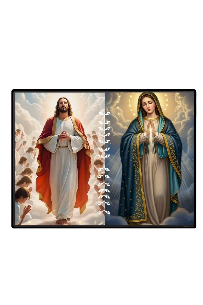 Jesus Christ-Immaculate Conception Laminated Photo - 7x9 Inches, Divine Blessings For Home & Office And Temple Decoration (F16272)