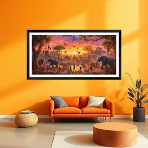 Nature Landscape Floating Frame Scenery Digital Print - (I5632) - 18x36 inch Modern Nature Wall Art for Living Room, Bedroom, Office, Hotels, Drawing Room Nature Landscape Floating Frame Scenery Digital Print - (I5632) - 18x36 inch Modern Nature Wall Art for Living Room, Bedroom, Office, Hotels, Drawing Room