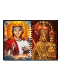 Jesus Lady Of Velankanni Laminated Photo - 5x7 Inches, Divine Blessings For Home & Office And Temple Decoration (F16200)