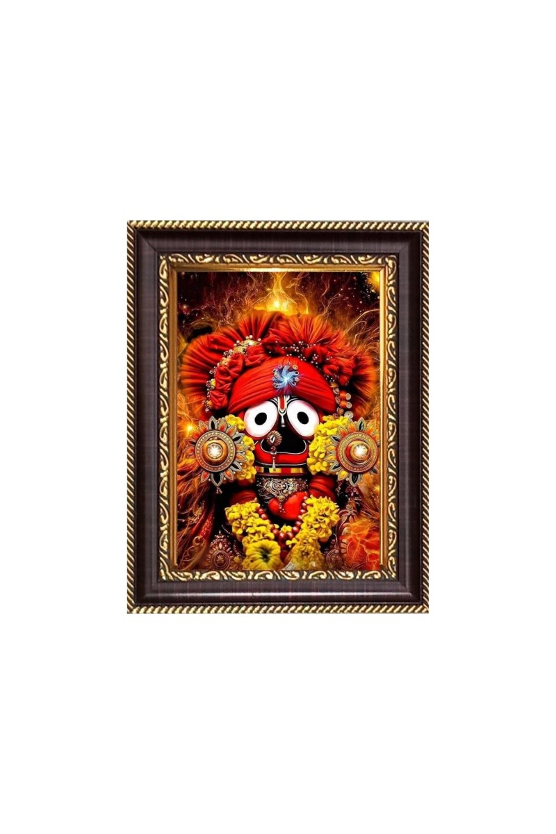 Jay Jagannath Swami Digital Print Photo 8.7x10.7 inches - Vibrant Religious Wall Art for Home or Office Decor.