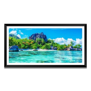 Nature Landscape Floating Frame Scenery Digital Print - (I5745) - 24x48 inch Modern Nature Wall Art for Living Room, Bedroom, Office, Hotels, Drawing Room Nature Landscape Floating Frame Scenery Digital Print - (I5745) - 24x48 inch Modern Nature Wall Art for Living Room, Bedroom, Office, Hotels, Drawing Room