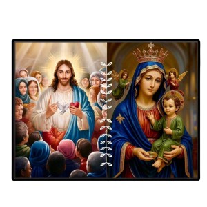 Jesus Lady Of Velankanni Laminated Photo - 7x9 Inches, Divine Blessings For Home & Office And Temple Decoration (F16210) Jesus Lady Of Velankanni Laminated Photo - 7x9 Inches, Divine Blessings For Home & Office And Temple Decoration (F16210)