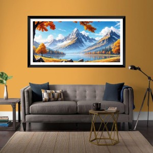Nature Landscape Floating Frame Scenery Digital Print - (I5778) - 12x24 inch Modern Nature Wall Art for Living Room, Bedroom, Office, Hotels, Drawing Room Nature Landscape Floating Frame Scenery Digital Print - (I5778) - 12x24 inch Modern Nature Wall Art for Living Room, Bedroom, Office, Hotels, Drawing Room