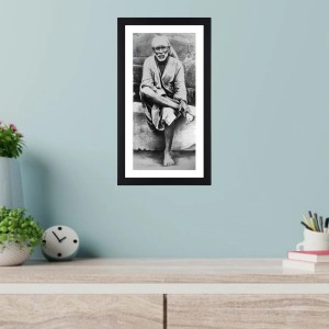 Shirdi Sai Baba Black Photo Frame | Elegant Wall Art | for Home or OfficeDecoration or puja room | Devotional wall art | Divine wall art Shirdi Sai Baba Black Photo Frame | Elegant Wall Art | for Home or OfficeDecoration or puja room | Devotional wall art | Divine wall art