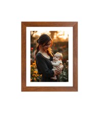 Mother and Child Colored Photograph |Heartwarming Wall Art | Perfect for Home or NurseryDecoration