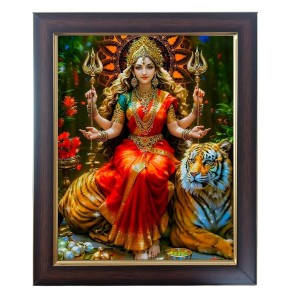 Hitech Sales Vaishno Devi Durga Mata Photo Frame for Pooja Room, Temple Decor, Home Decoration and Gift (Wall and Tabletop, Rectangular, Polystyrene Frame, Printed Photo, 24 x 29 cm, Black) Hitech Sales Vaishno Devi Durga Mata Photo Frame for Pooja Room, Temple Decor, Home Decoration and Gift (Wall and Tabletop, Rectangular, Polystyrene Frame, Printed Photo, 24 x 29 cm, Black)