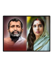 Swami Ramakrishna & Maa Sarada Devi Laminated Photo - 7x9 Inches, Divine Blessings For Home & Office And Temple Decoration (F16318)