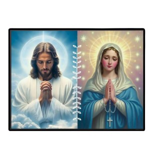 Jesus Christ-Immaculate Conception Laminated Photo - 7x9 Inches, Divine Blessings For Home & Office And Temple Decoration (F16270) Jesus Christ-Immaculate Conception Laminated Photo - 7x9 Inches, Divine Blessings For Home & Office And Temple Decoration (F16270)