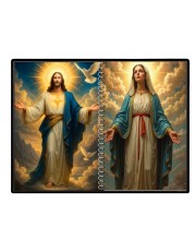 Jesus Christ-Immaculate Conception Laminated Photo - 7x9 Inches, Divine Blessings For Home & Office And Temple Decoration (F16444)